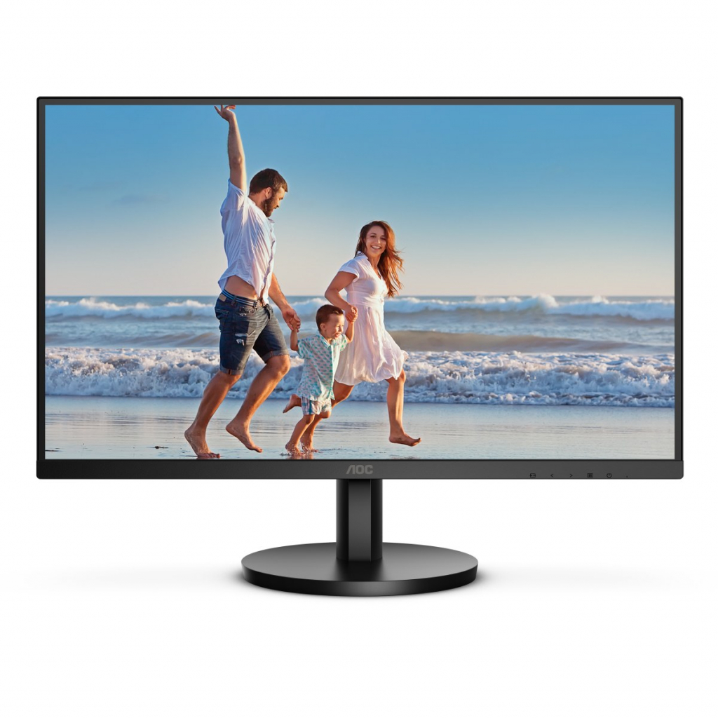 Монитор AOC Q27B3MA, 27", 2560 x 1440, LED, VA, 250 nits, матов, 
HDMI,DP, VGA, черенна ниска цена с бърза доставка - BestPC.BG