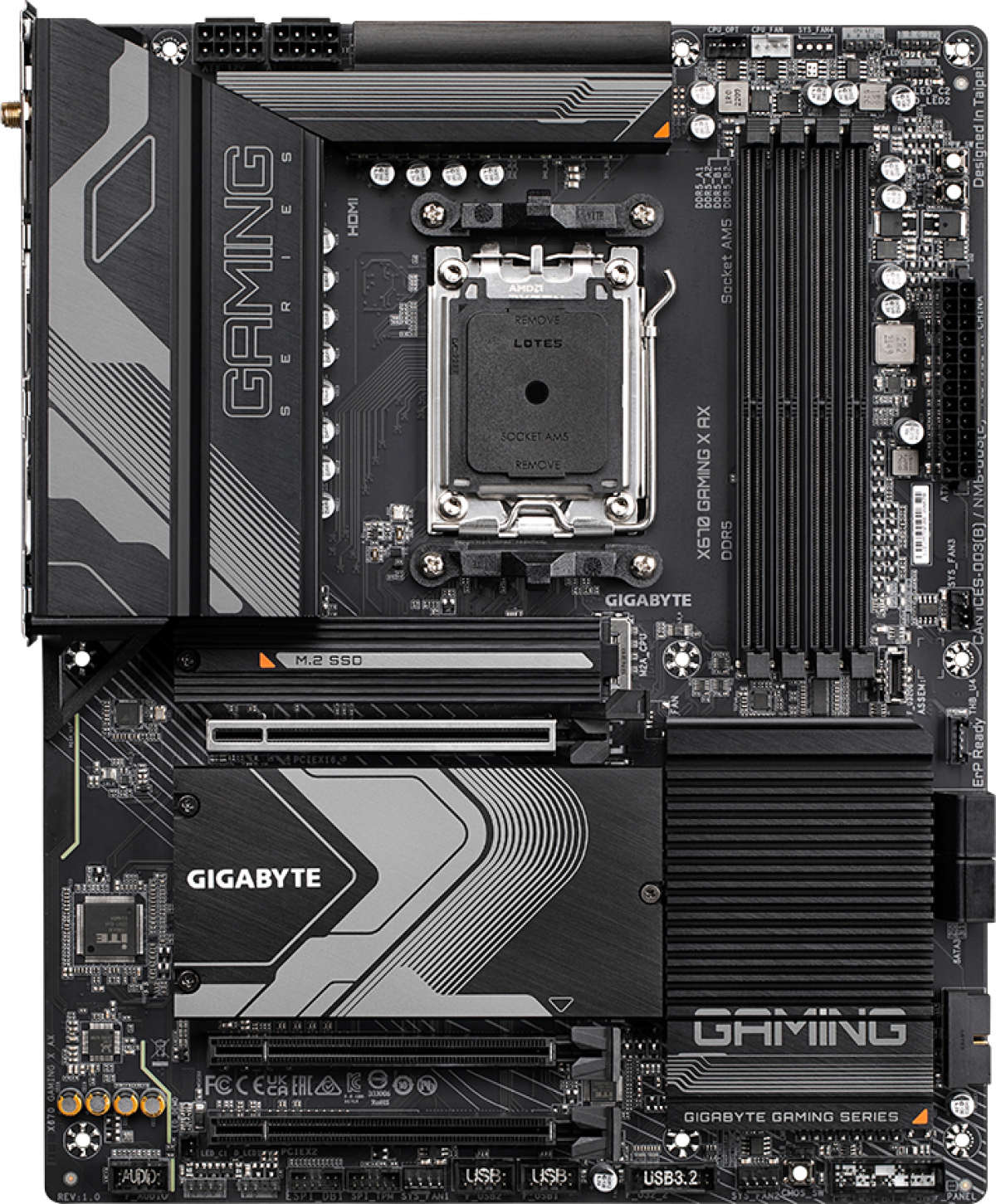 Дънна платка GIGABYTE X670 GAMING X AX, Socket AM5на ниска цена с бърза доставка - BestPC.BG