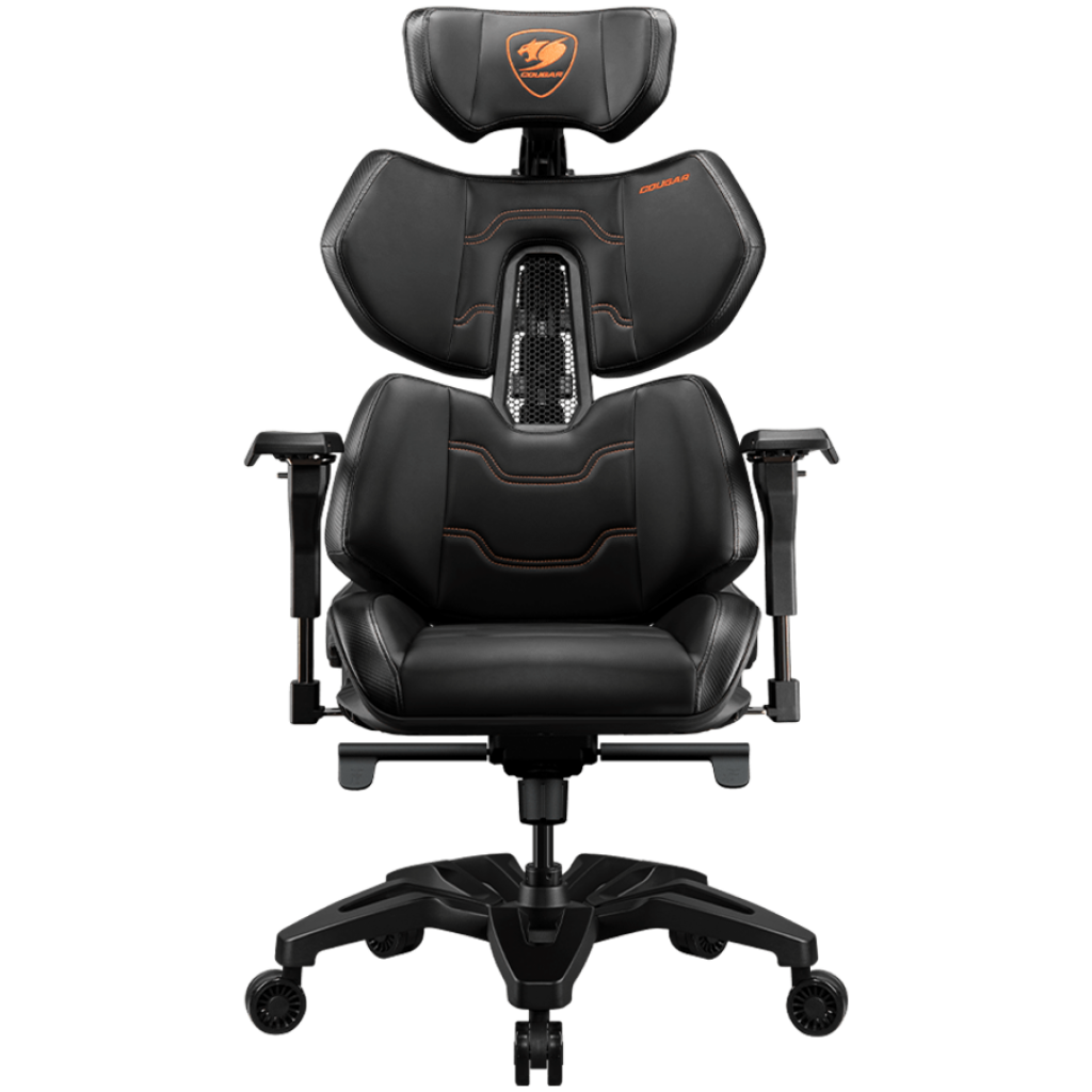 Геймърски стол COUGAR TERMINATOR, Gaming Chair, Lumbar Support design, Ventilatedна ниска цена с бърза доставка