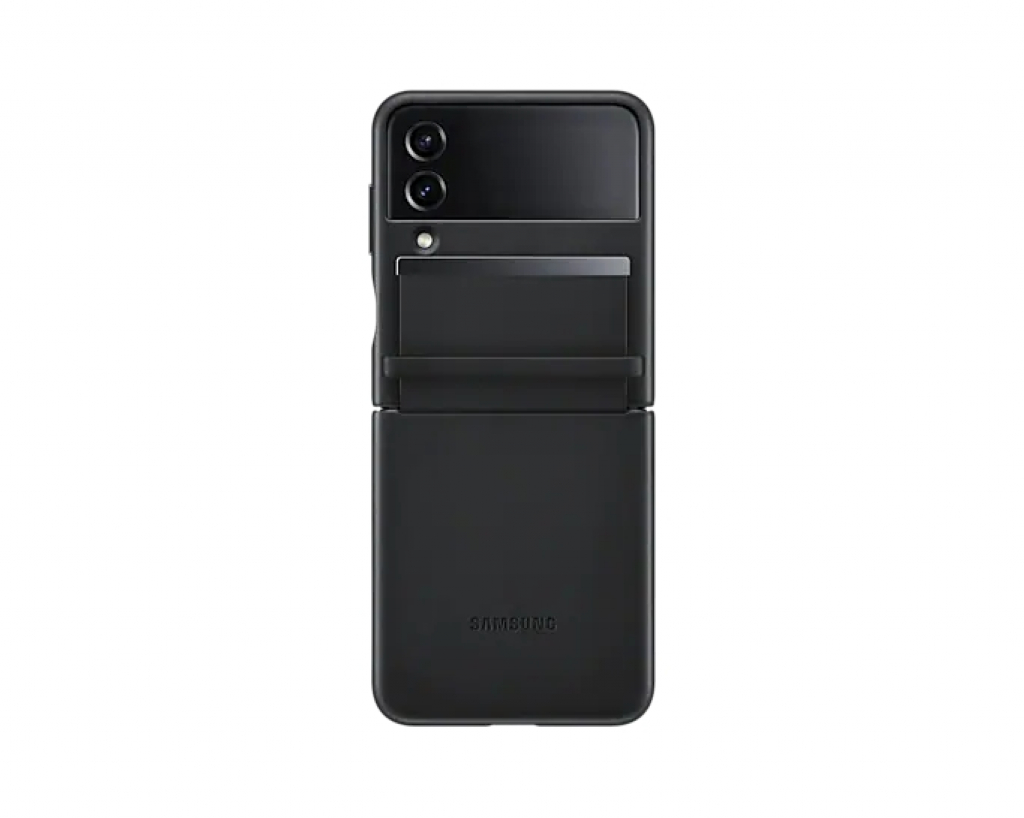 Калъф за смартфон Samsung Flip4 Flap Leather Cover Blackна ниска цена с бърза доставка