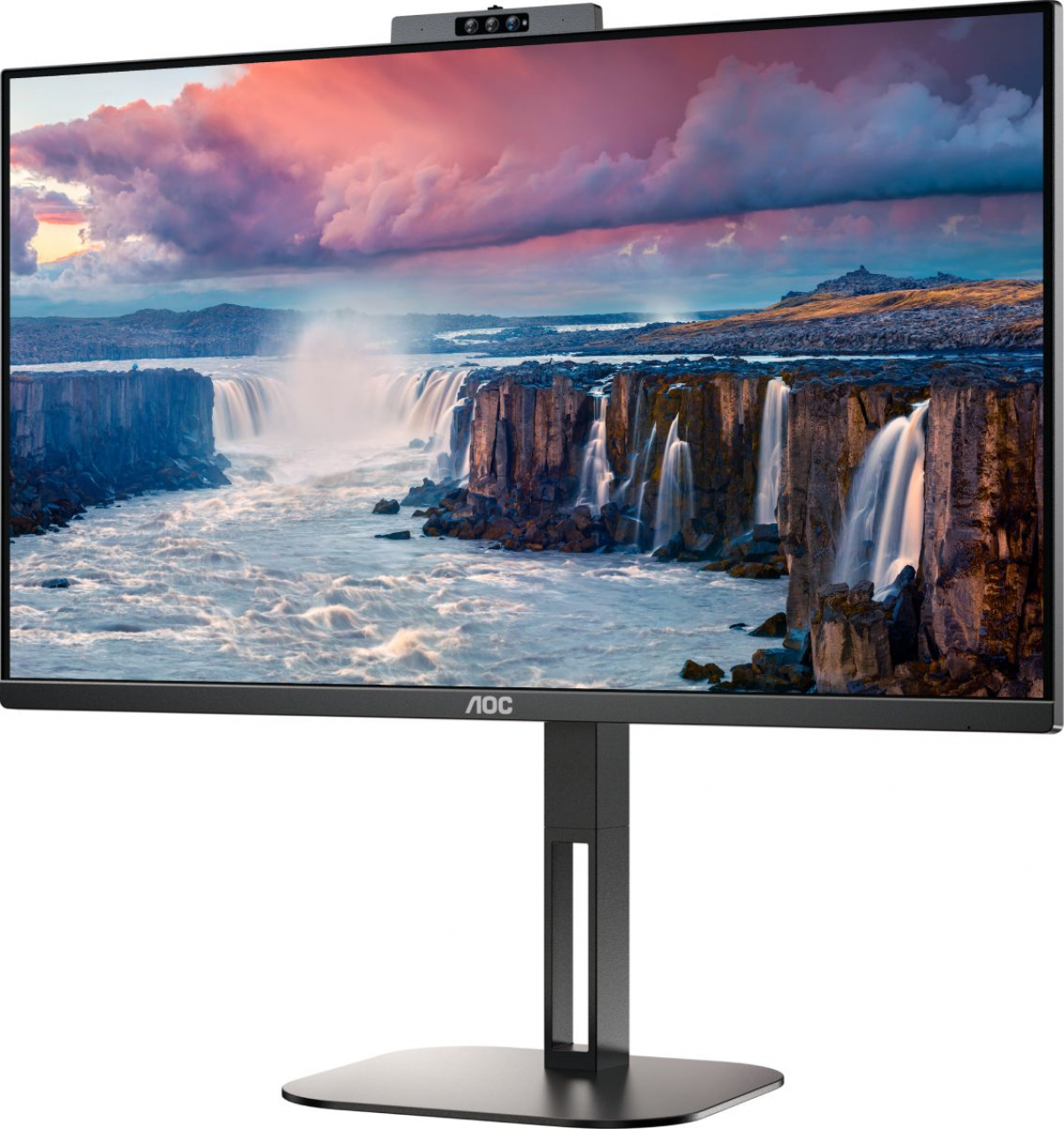 Монитор AOC 24V5CW-BK, 24" 1920 x 1080 Full HD, IPS, 1 ms, IPS, Матов, 300 cd/m2, HDMI, DPна ниска цена с бърза доставка - BestPC.BG
