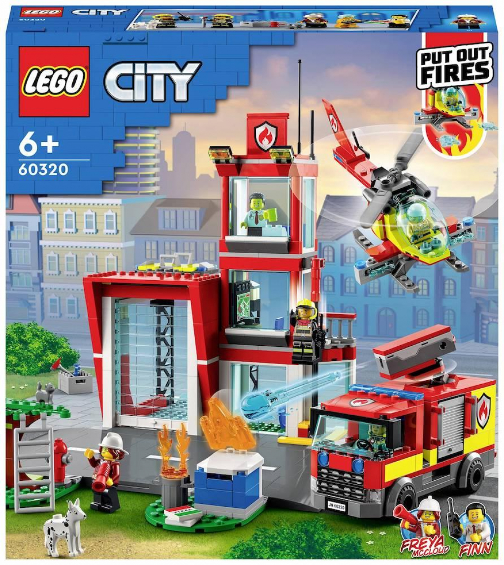 LEGO City - Fire Station - 60320на ниска цена с бърза доставка - BestPC.BG
