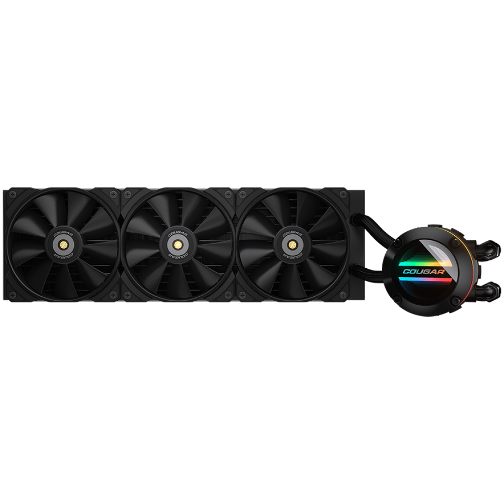 Водно охлаждане COUGAR Poseidon GT 360 AIO, 3x Cougar MHP 120mm 2000rpm PWM Fans, ARGBна ниска цена с бърза доставка - BestPC.BG