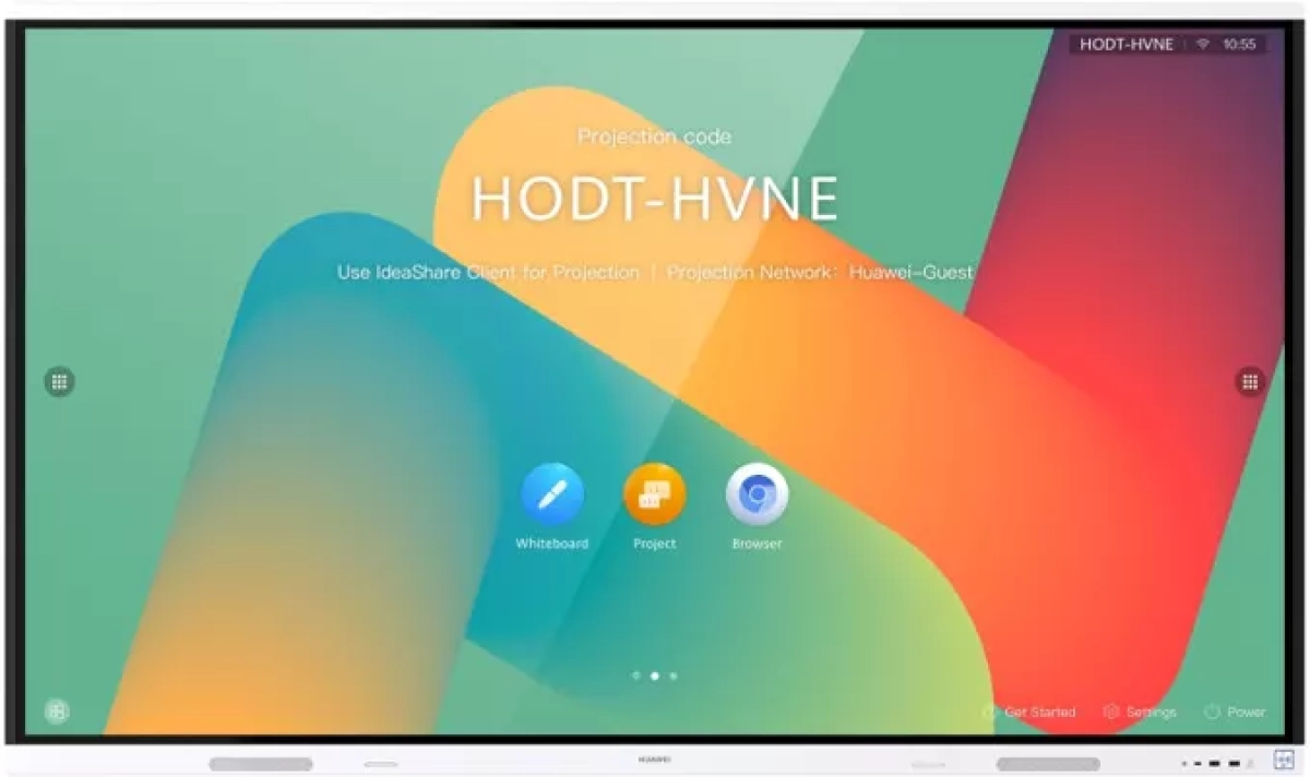 HUAWEI IdeaHub Board 2 IHB2-75SU, 75inch, 4K UHD (3840x2160), 60 Hz, Вградена интерактивна бяла дъскана ниска цена с бърза доставка - BestPC.BG