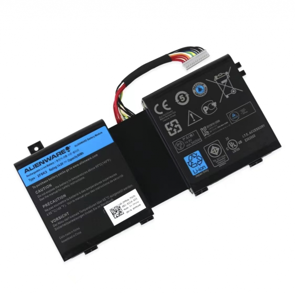 2F8K3 батерия за лаптоп Dell, 8 клетки, 14.4V, 4400mAhна ниска цена с бърза доставка - BestPC.BG