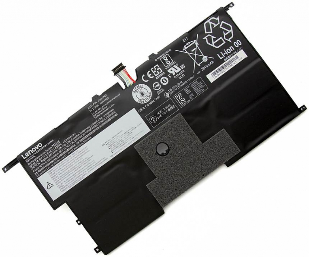 Батерия за лаптоп Lenovo ThinkPad X1 Carbon Gen 2 45N1701 45N1703 ремаркетиранана ниска цена с бърза доставка - BestPC.BG