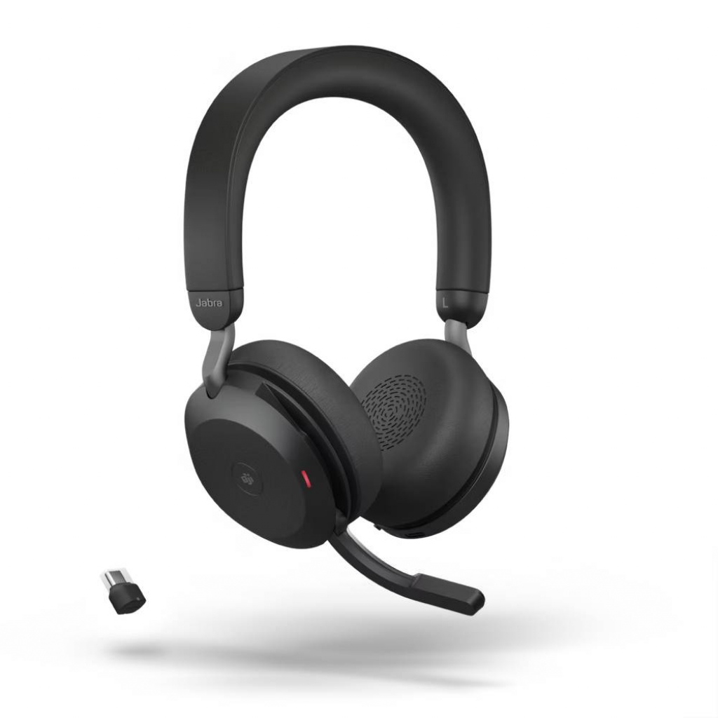 Jabra EVOLVE2 75 слушалки, MS, ANC, Bluetooth, USB-C, чернина ниска цена с бърза доставка - BestPC.BG