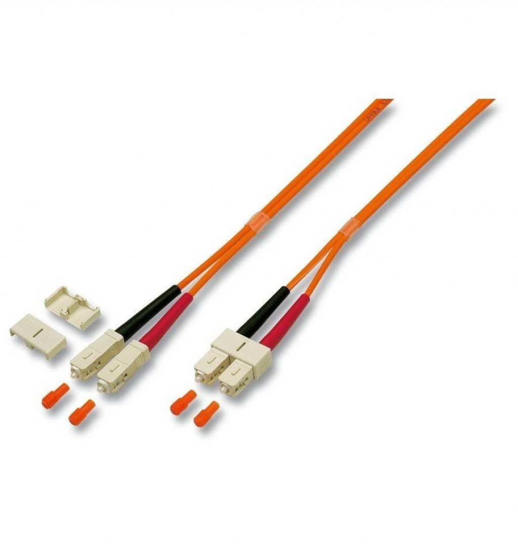 Оптична пач корда SC-SC, Multi mod 62.5-125 ОМ1, Duplex, 5mна ниска цена с бърза доставка - BestPC.BG
