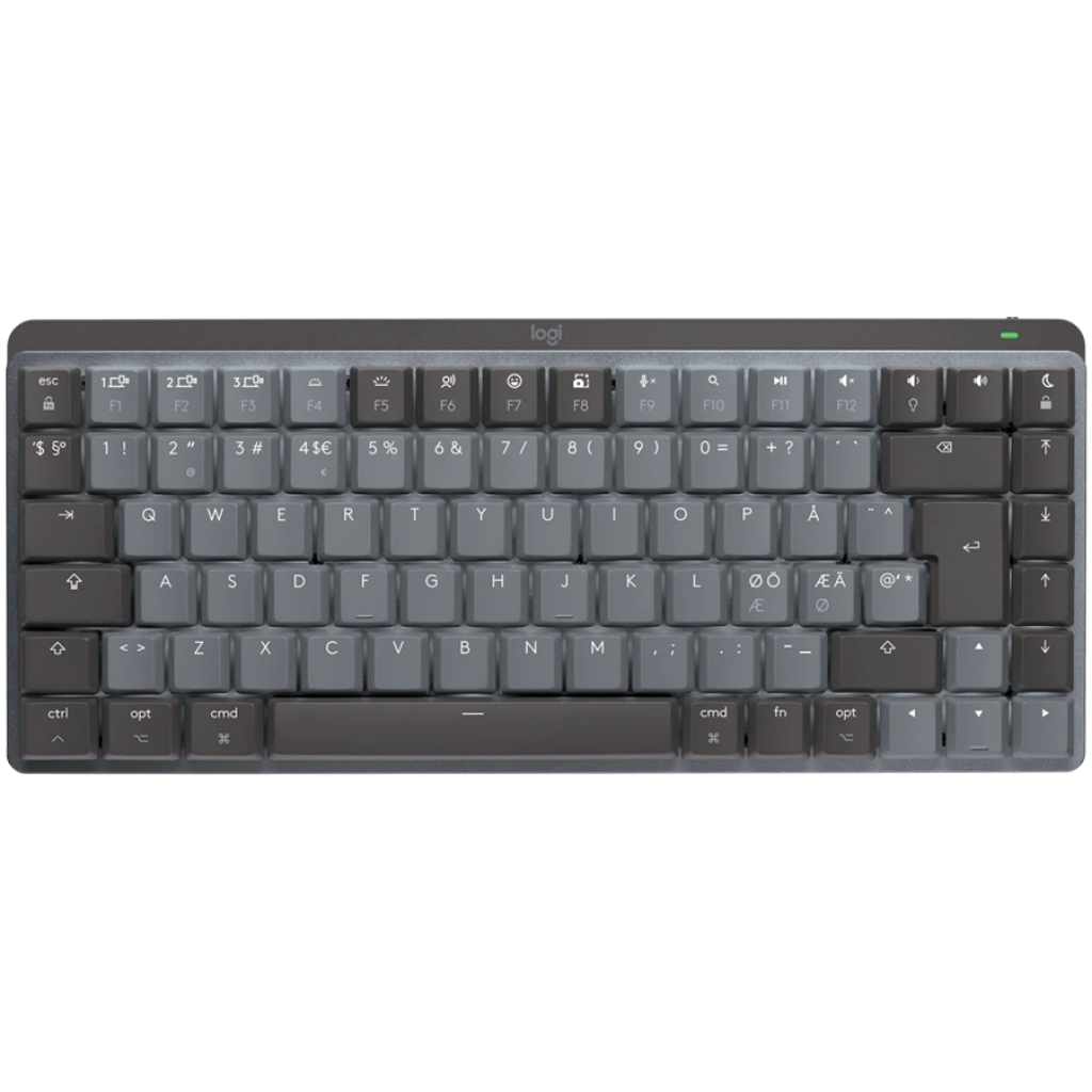 Клавиатура LOGITECH MX Mechanical Mini for Mac, Bluetooth, механична, тъмно сивана ниска цена с бърза доставка - BestPC.BG