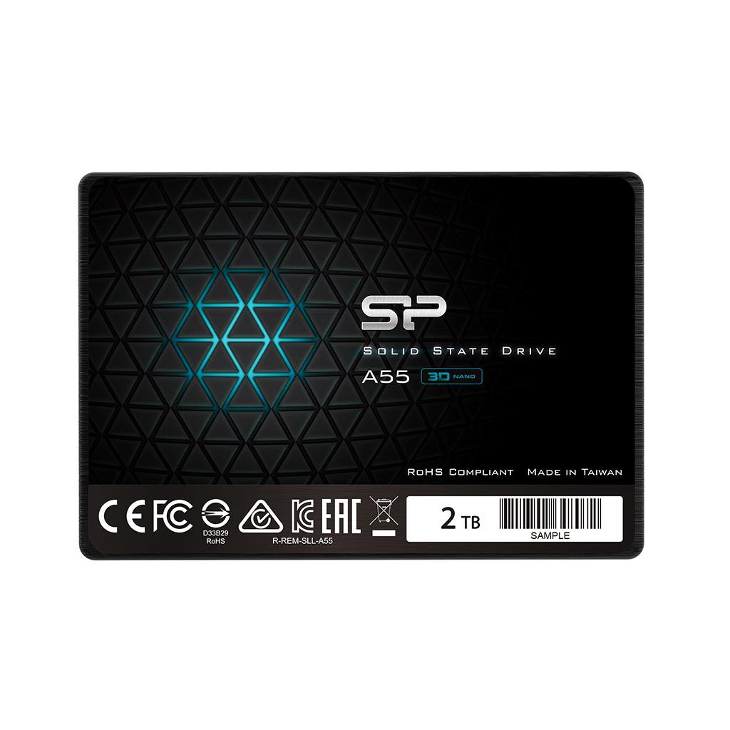 SSD SSD SILICON POWER A55, 2.5, 2 TB, SATA3 3D NAND flashна ниска цена с бърза доставка - BestPC.BG