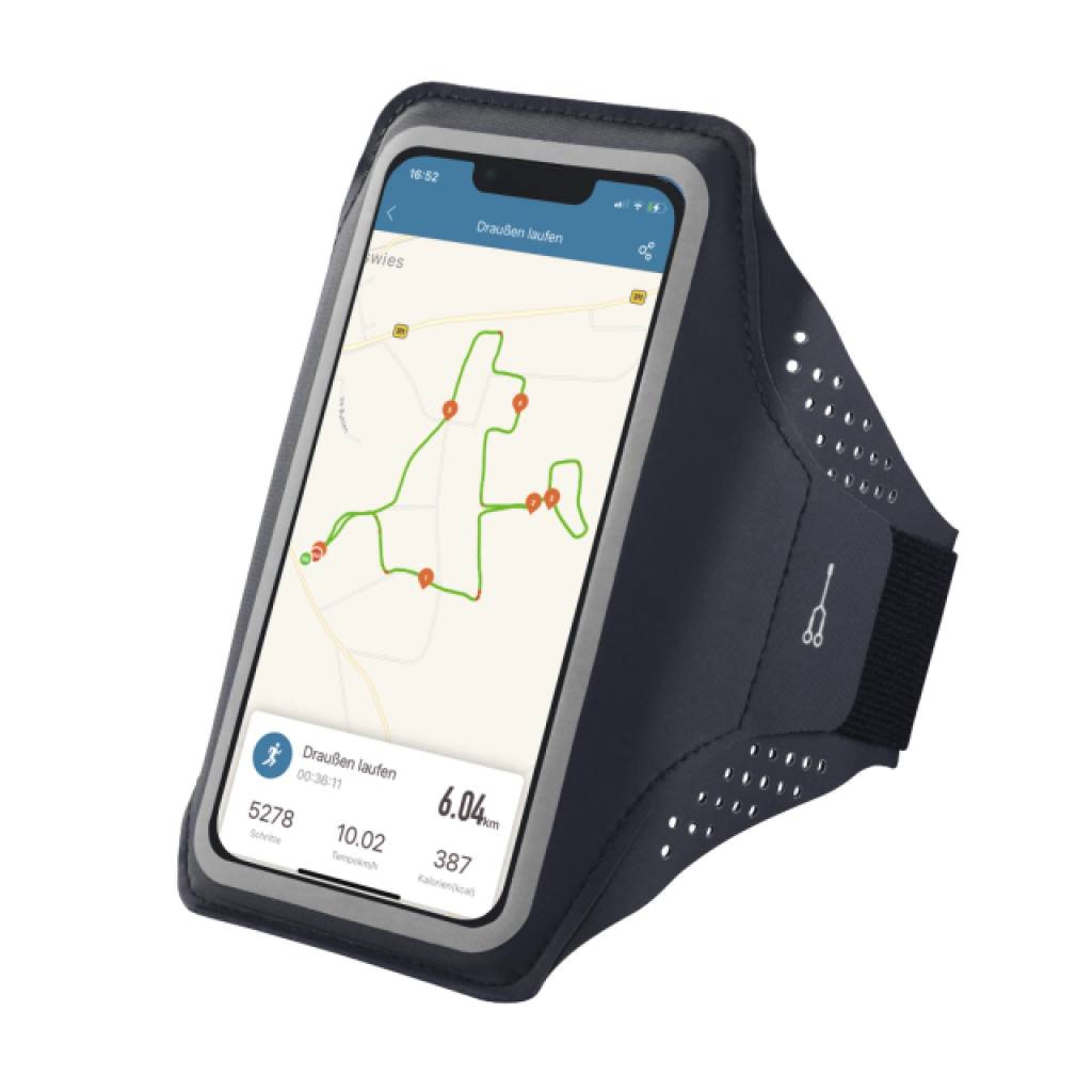 Принадлежност за смартфон Спортен калъф за ръка HAMA Finest Sports, За телефони XL, Черенна ниска цена с бърза доставка - BestPC.BG