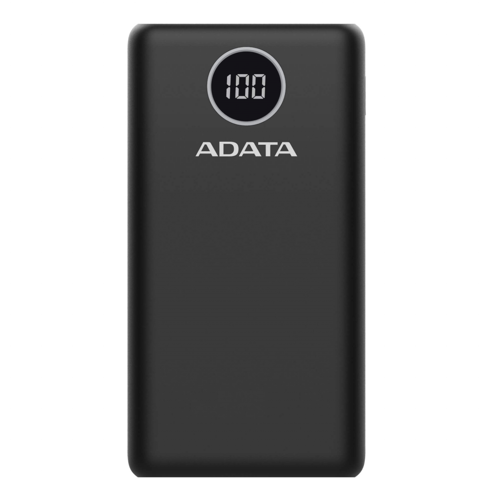 Батерия за смартфон ADATA P20000, 20 000 mAh, 2x USB, LED, Blackна ниска цена с бърза доставка - BestPC.BG
