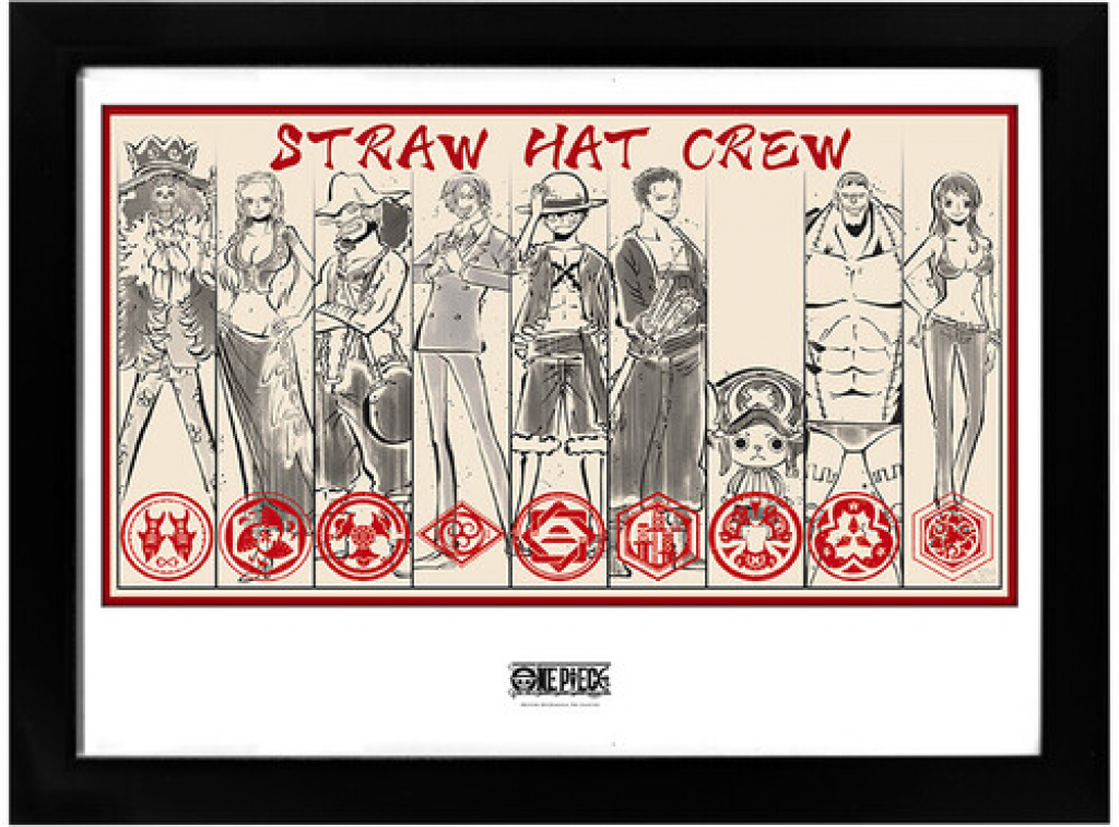 GBEYE ONE PIECE - Framed print Straw Hat Crew (30x40)на ниска цена с бърза доставка - BestPC.BG