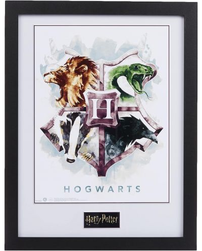 GBEYE HARRY POTTER - Framed print Hogwarts Water Colour (30x40)на ниска цена с бърза доставка - BestPC.BG