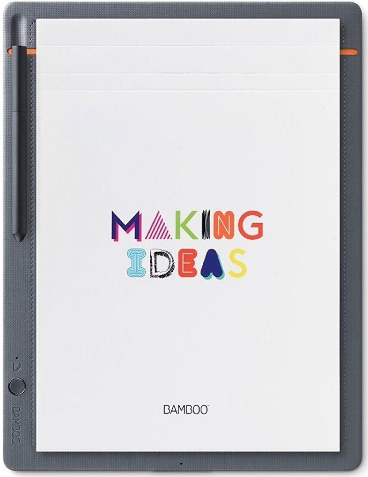 Графичен таблет Смарт бележник Wacom Bamboo Slate A4 Large, 1024 нива на натиск, Сивна ниска цена с бърза доставка - BestPC.BG