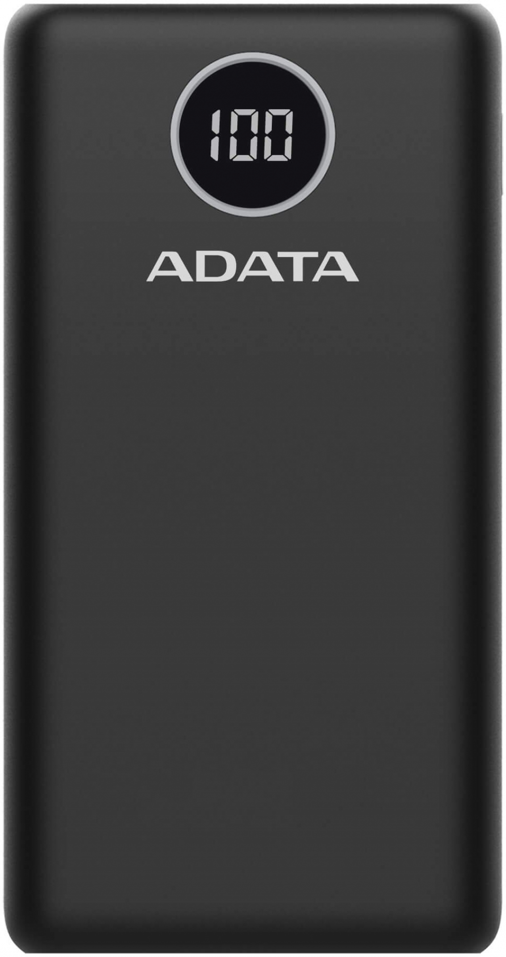 Батерия за смартфон ADATA P20000QCD, 20000 mAh, micro USB, USB Type-C, USB 3.0, LCD дисплей, Чернана ниска цена с бърза доставка - BestPC.BG
