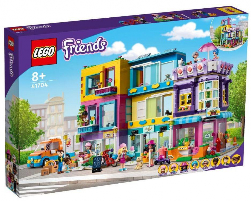 LEGO Friends - Main Street Building - 41704на ниска цена с бърза доставка - BestPC.BG