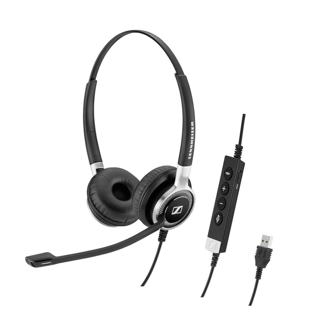 EPOS I Sennheiser IMPACT SC 660 стерео слушалки, ANC, USB-A, чернина ниска цена с бърза доставка - BestPC.BG