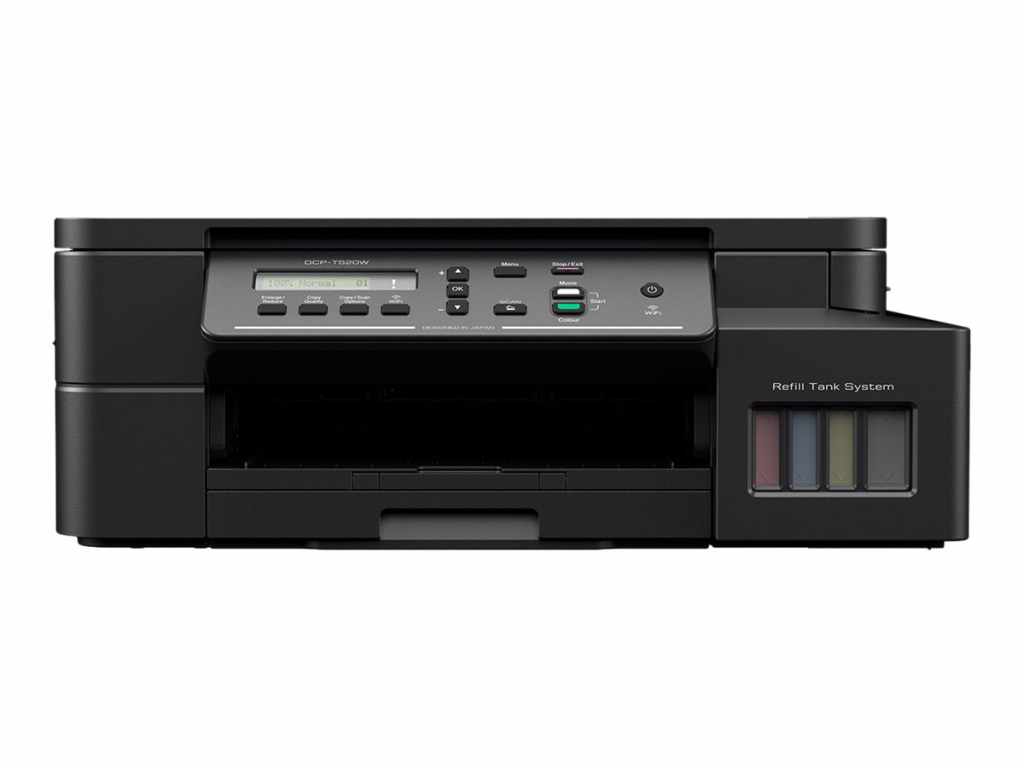 Мултифункционално у-во Brother DCP-T520W Inkbenefit Plus Multifunctiona, 3в1, А4, WiFi, USBна ниска цена с бърза доставка - BestPC.BG