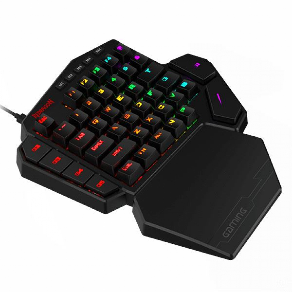 RGB механична геймърска клавиатура за една ръка Redragon Diti K585RGB Blue Switchна ниска цена с бърза доставка - BestPC.BG