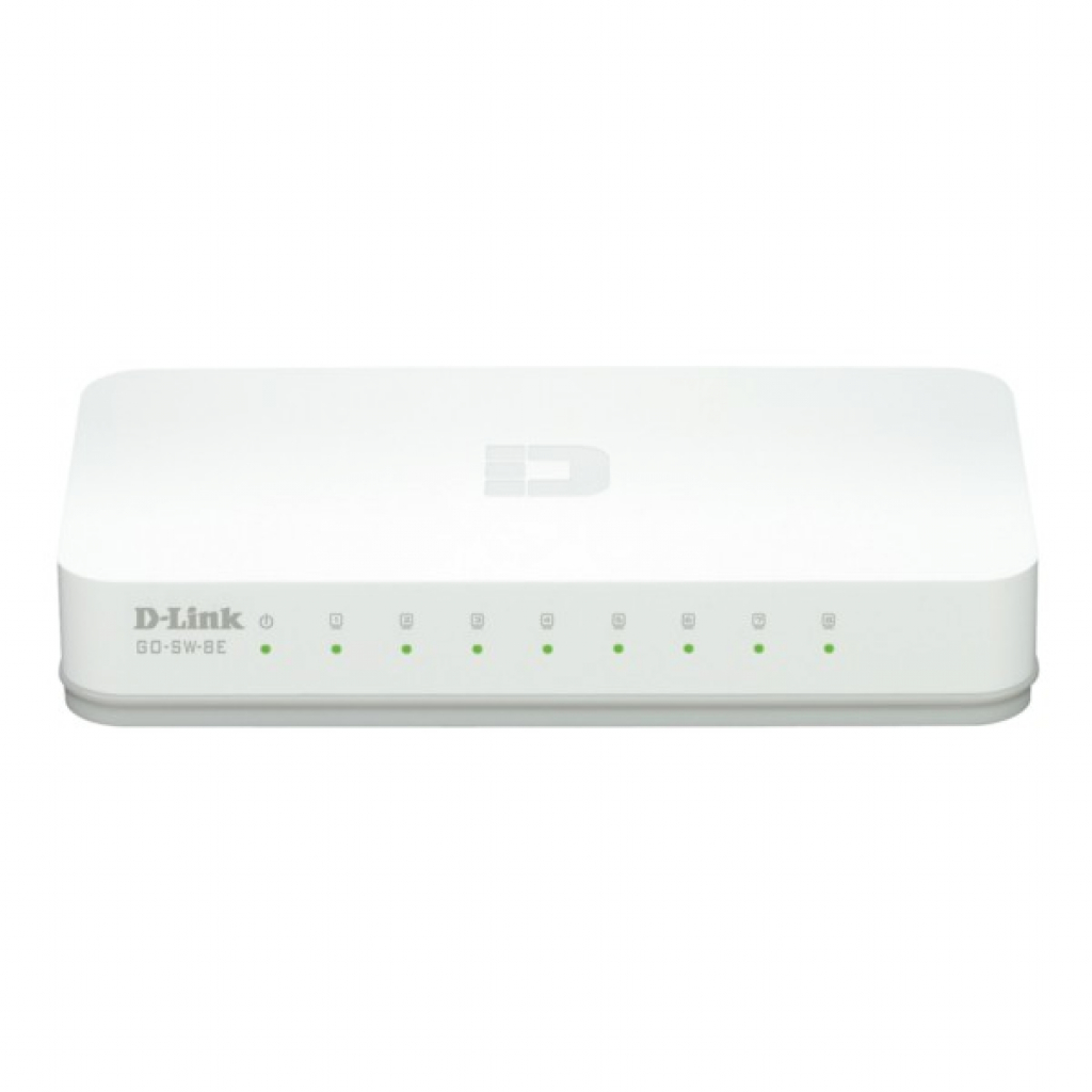 Комутатор D-Link 8-Port 10-100M Desktop GO-SW-8E-Eна ниска цена с бърза доставка - BestPC.BG