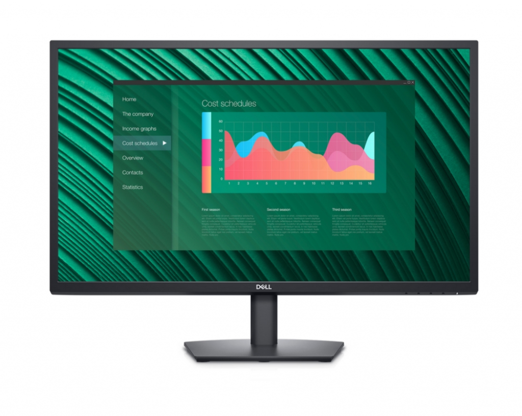 Монитор Dell E2723H, 27" Wide LED Anti-Glare, VA, 5ms, 3000:1, 300 cd-m2, 1920x1080 Fullна ниска цена с бърза доставка - BestPC.BG