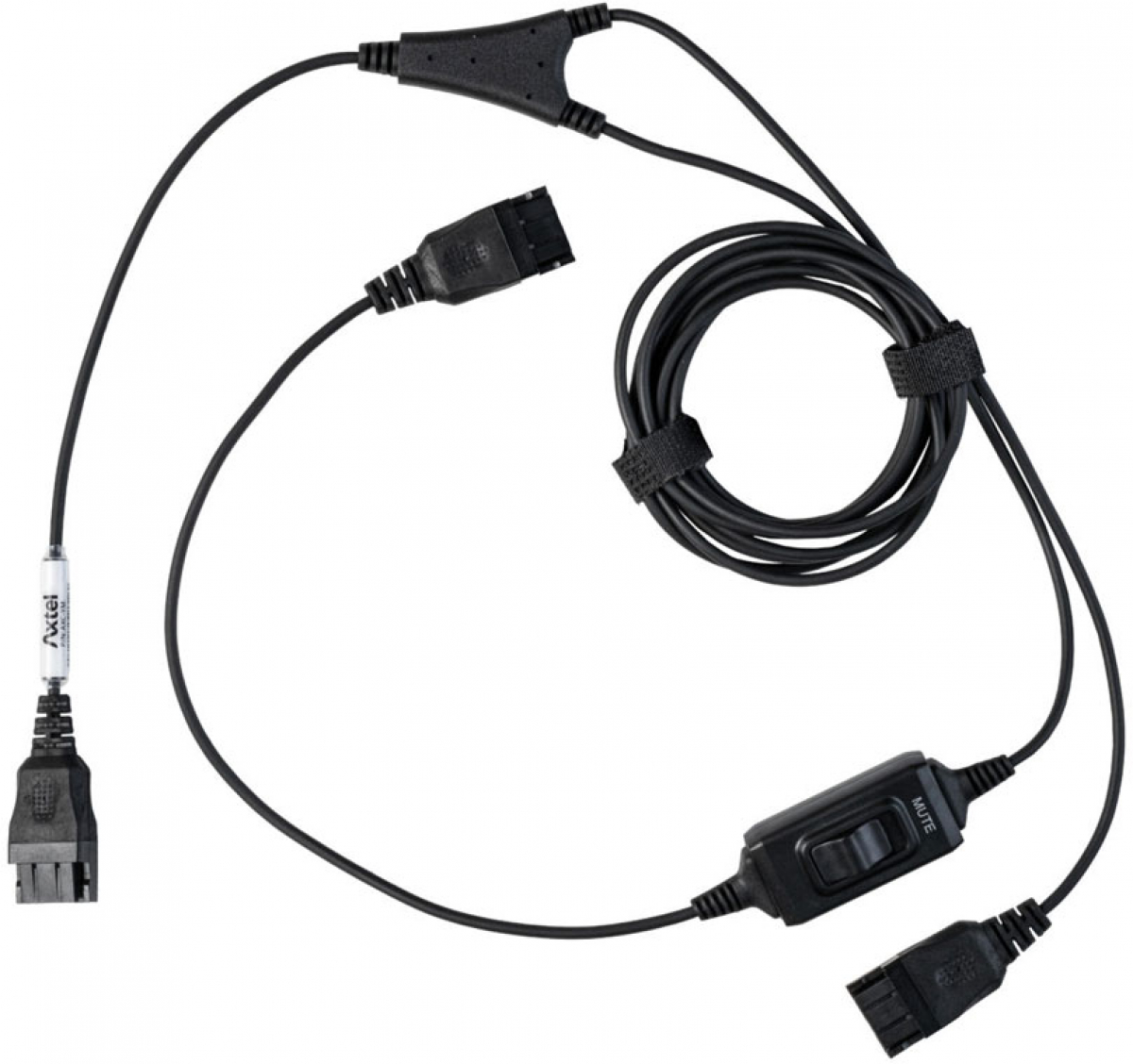 Продукт Учебен кабел Axtel AXC-YMute – QD към 2xQDна ниска цена с бърза доставка - BestPC.BG