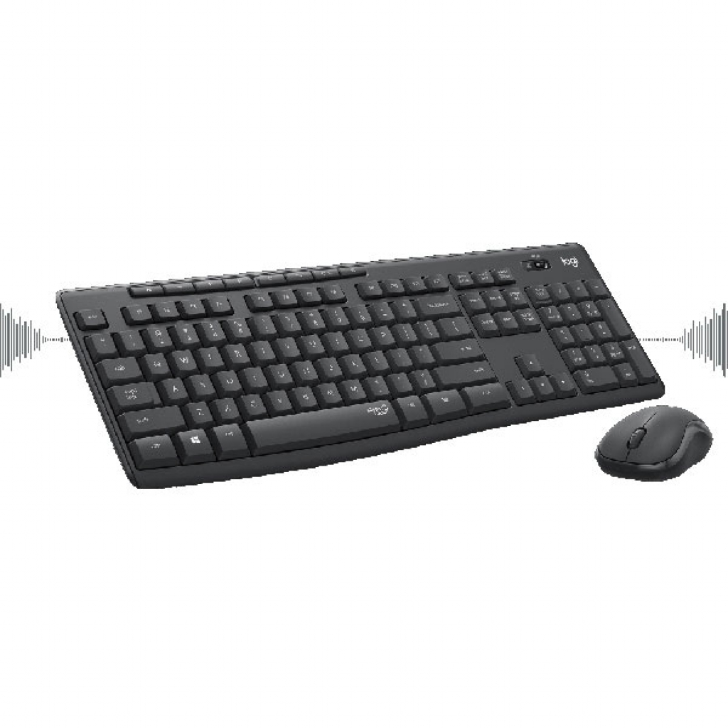 Клавиатура Logitech MK295, Wireless, US, чернана ниска цена с бърза доставка - BestPC.BG