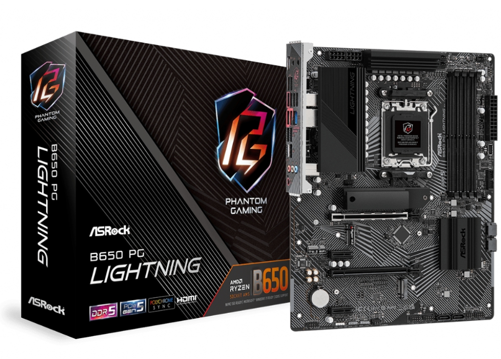 Дънна платка Asrock B650 Phantom Gaming Lightningна ниска цена с бърза доставка - BestPC.BG