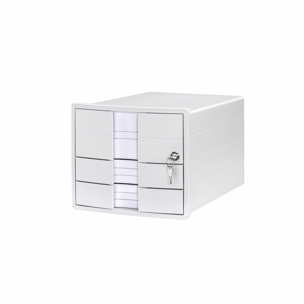 HAN Бокс Impuls, с 3 чекмеджета и заключване, бялна ниска цена с бърза доставка - BestPC.BG