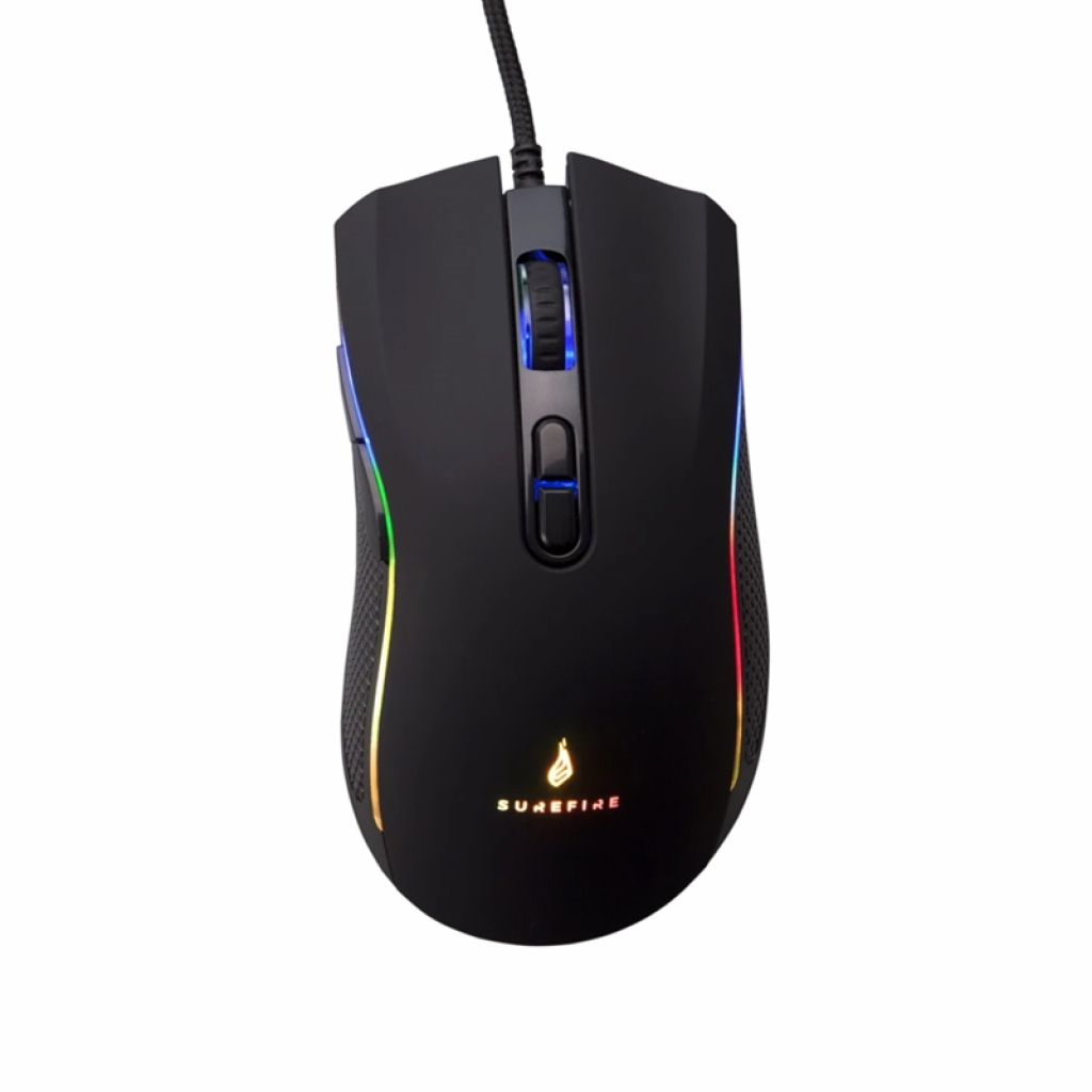 Мишка SureFire Hawk Claw, геймърска, с кабел, 7 бутона, RGBна ниска цена с бърза доставка - BestPC.BG