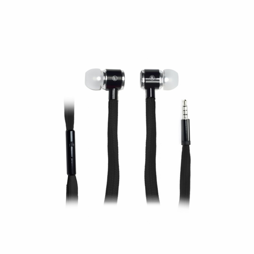 Слушалки Vakos SK-251V, с тапи, с микрофон, чернина ниска цена с бърза доставка - BestPC.BG