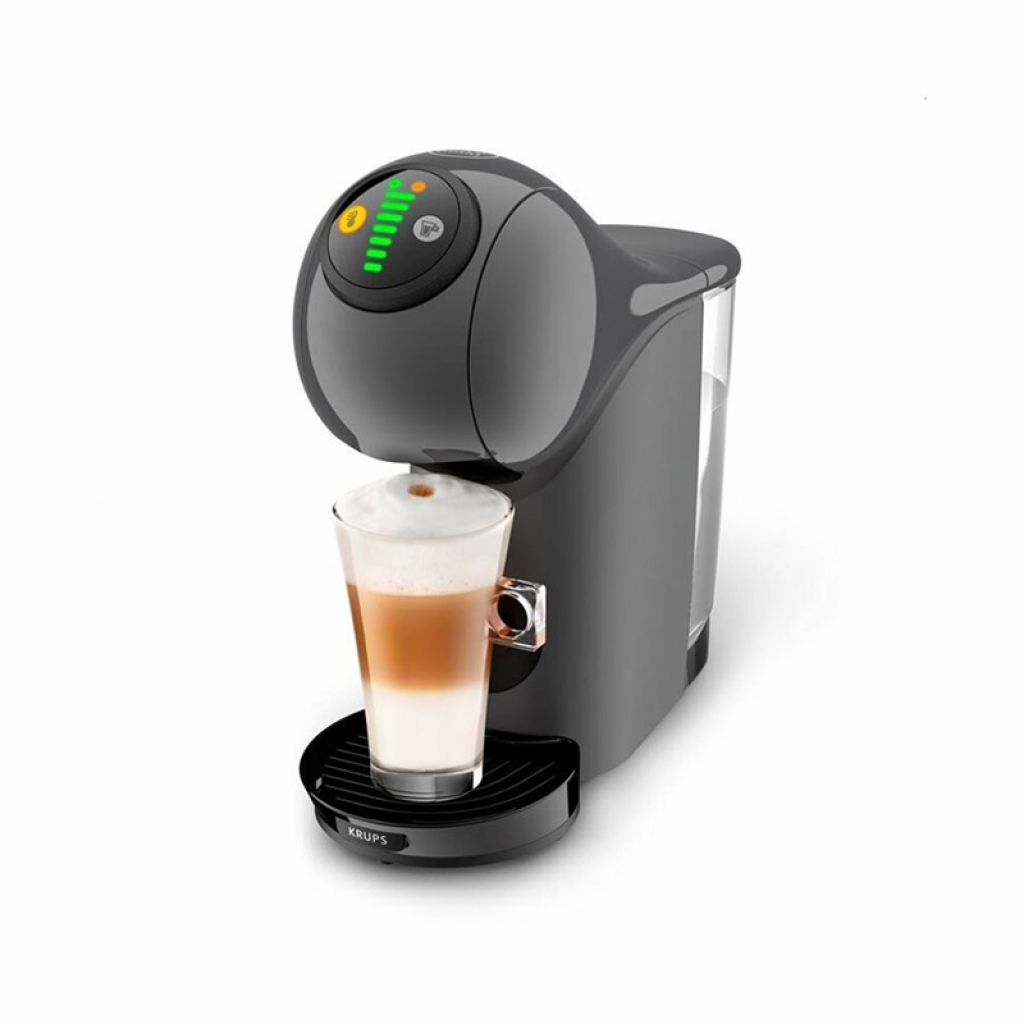 Krups Кафе машина KP243B10 Genio S, антрацитна ниска цена с бърза доставка - BestPC.BG