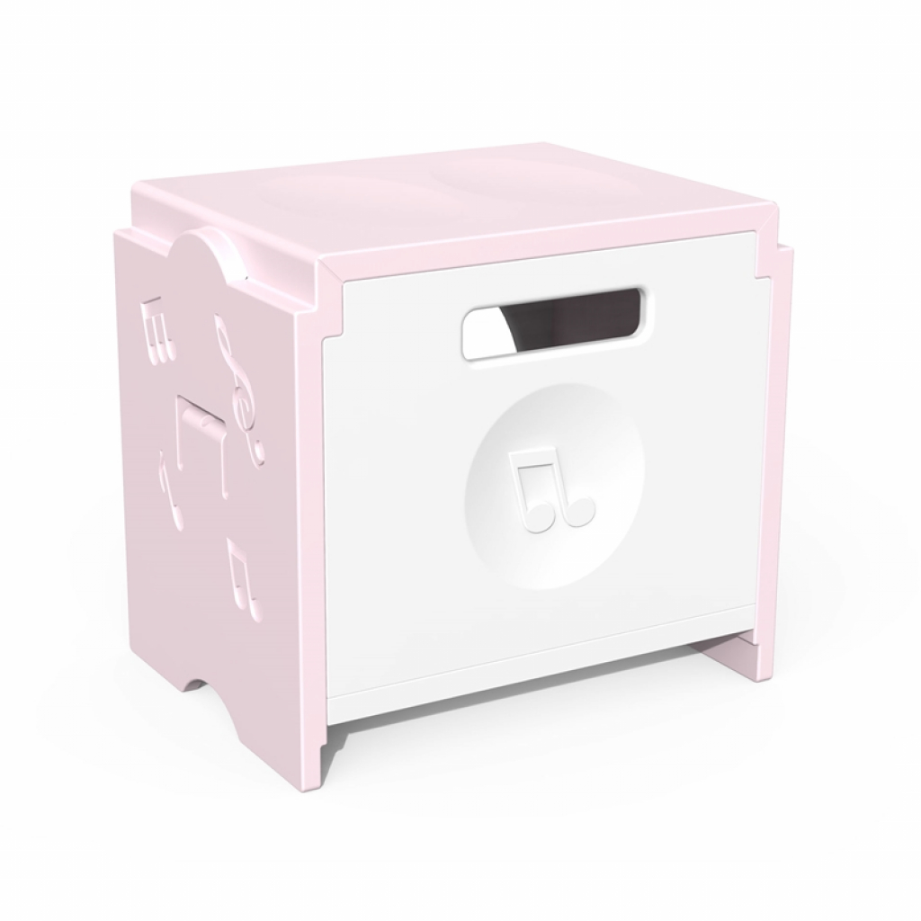 Продукт Табуретка RFG Funny, за съхранение, пластмасова, 300 х 400 х 370 mm, розована ниска цена с бърза доставка - BestPC.BG