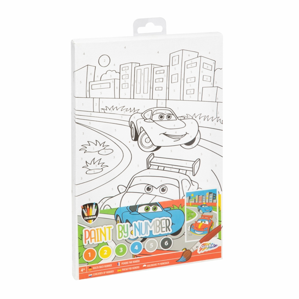 Moxy Комплект рисуване по номера Коли, 29.7 x 19.5 cmна ниска цена с бърза доставка - BestPC.BG