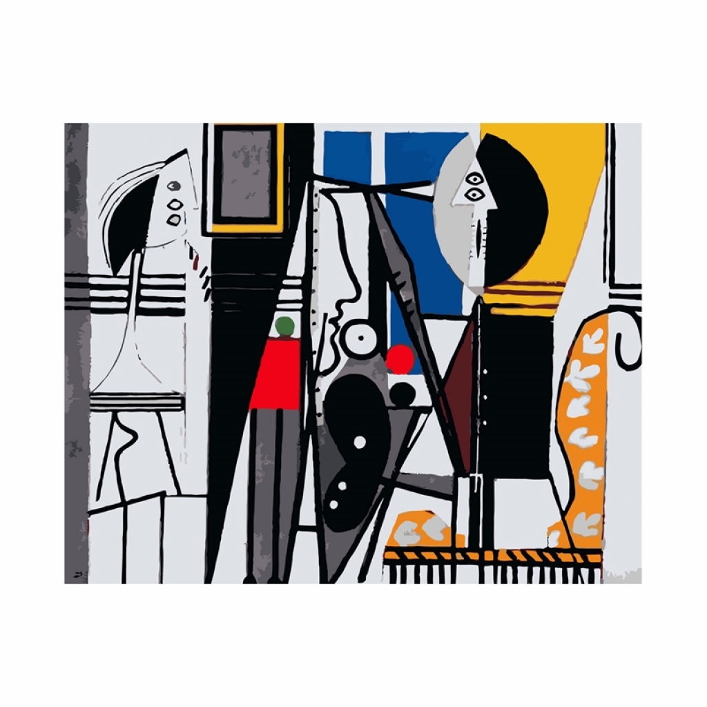 Foska Комплект рисуване по номера Художник, 40 x 50 cmна ниска цена с бърза доставка - BestPC.BG