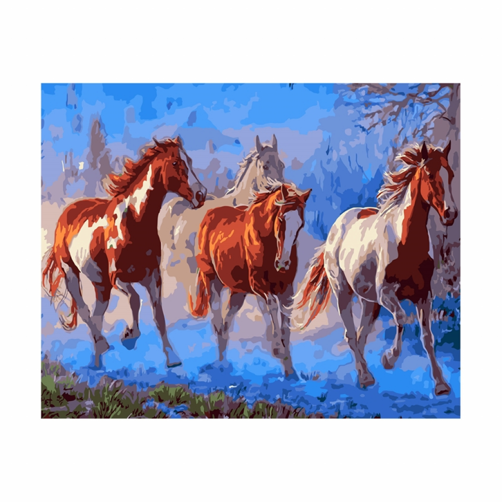 Foska Комплект рисуване по номера Галоп, 40 x 50 cmна ниска цена с бърза доставка - BestPC.BG
