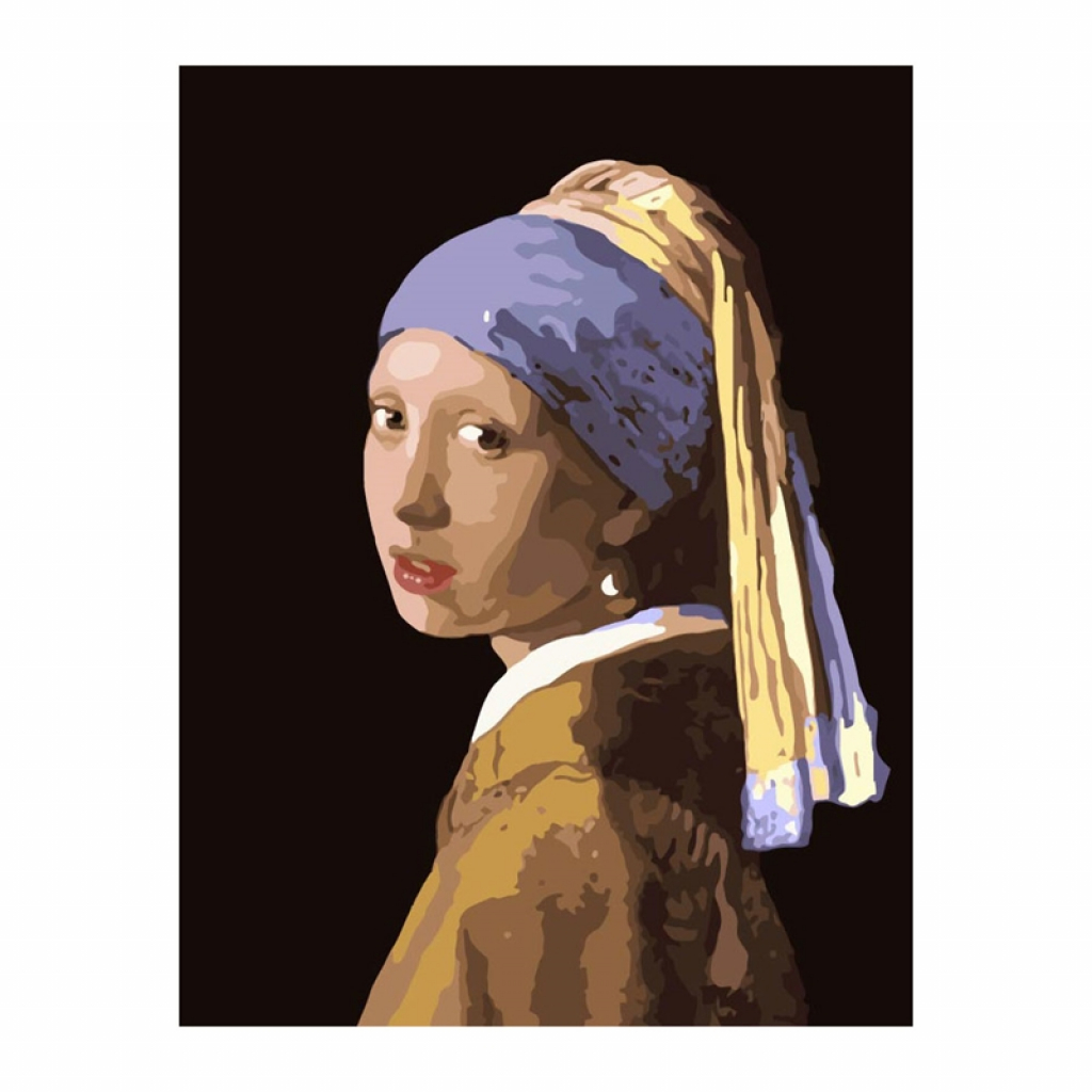 Foska Комплект рисуване по номера Момиче, 40 x 50 cmна ниска цена с бърза доставка - BestPC.BG