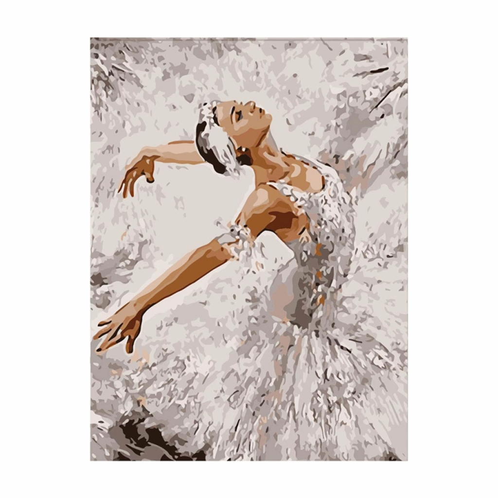 Foska Комплект рисуване по номера Балет, 40 x 50 cmна ниска цена с бърза доставка - BestPC.BG