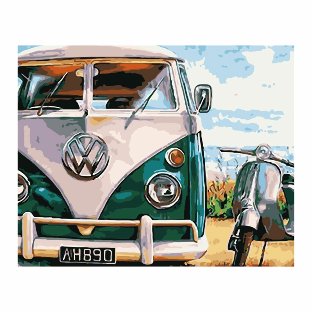 Foska Комплект рисуване по номера Лято, 40 x 50 cmна ниска цена с бърза доставка - BestPC.BG