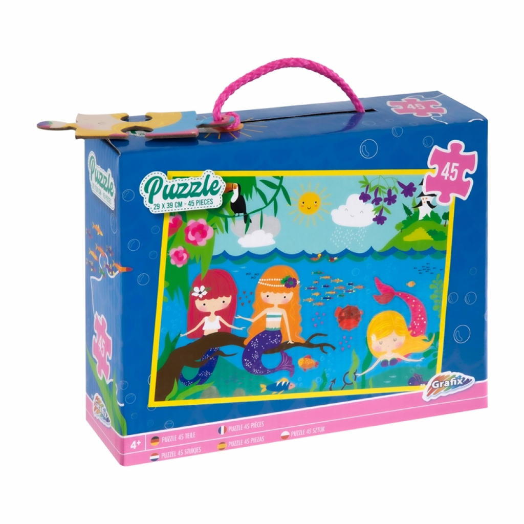 Moxy Пъзел Русалка, 29 х 39 cm, 45 частина ниска цена с бърза доставка - BestPC.BG