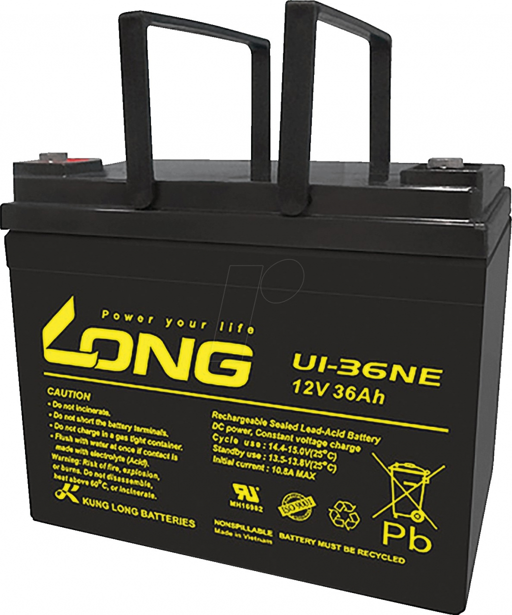 Акумулаторна батерия Long U1-36NE, 12V 36Ah, за UPS, 131x159x197 mmна ниска цена с бърза доставка - BestPC.BG