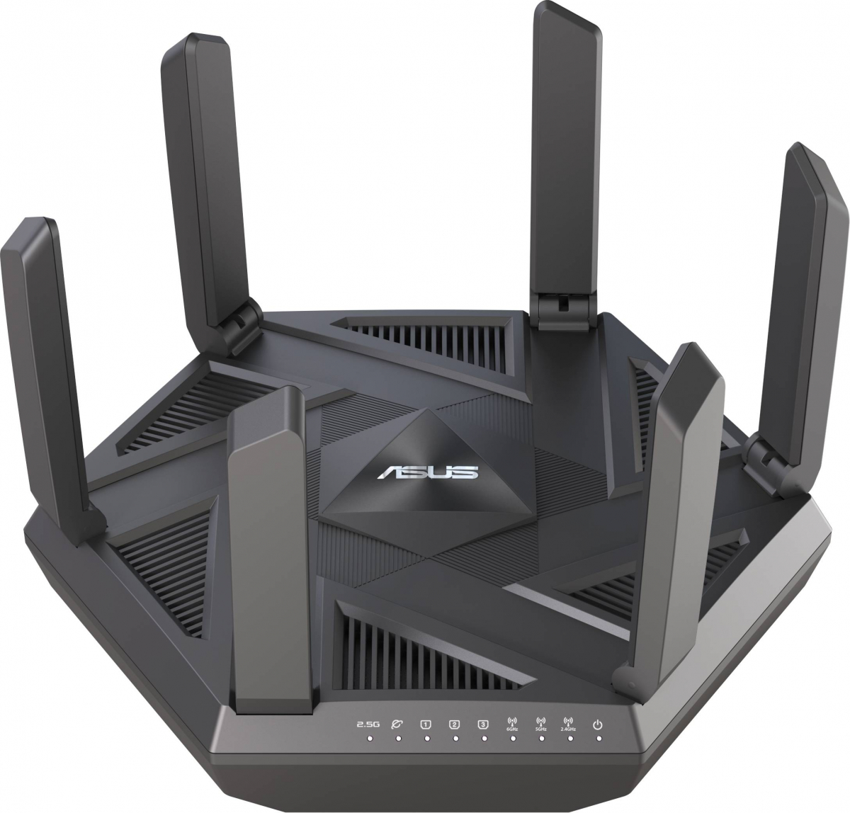 Безжичен рутер ASUS RT-AXE7800, Tri-band, 802.11ax, 512MB Ram, 256MB Flashна ниска цена с бърза доставка - BestPC.BG