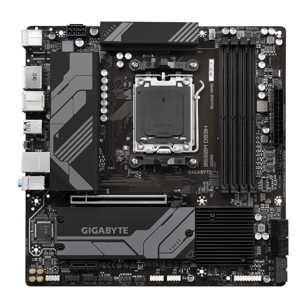Дънна платка GIGABYTE B650M DS3H socket AM5на ниска цена с бърза доставка - BestPC.BG