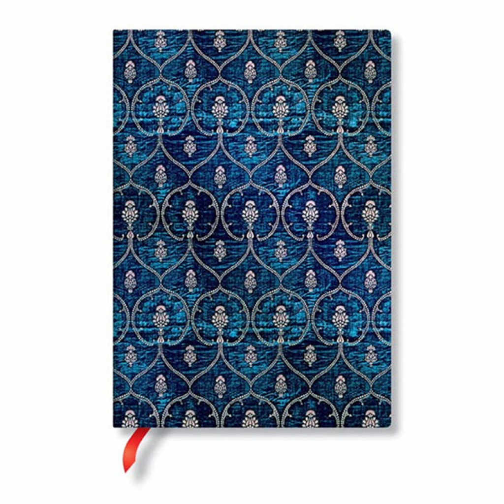 Paperblanks Тефтер Blue Velvet, Midi, мека корица, 88 листана ниска цена с бърза доставка - BestPC.BG