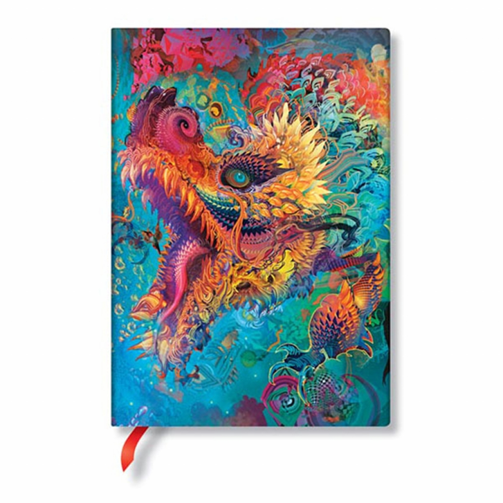Paperblanks Тефтер Humming Dragon, Midi, твърда корица, 72 листана ниска цена с бърза доставка - BestPC.BG