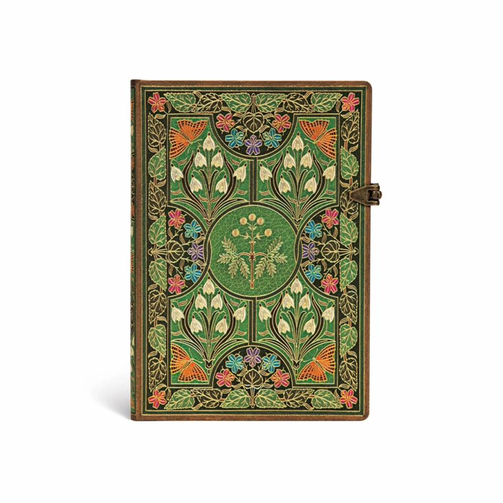 Paperblanks Тефтер Poetry in Bloom, Midi, широки редове, твърда корица, 72 листана ниска цена с бърза доставка - BestPC.BG