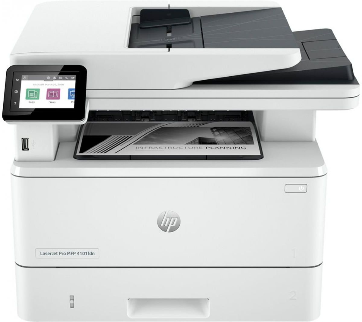 Мултифункционално у-во HP LaserJet Pro MFP 4102fdn, Лазерен, A4, 1200 x 1200 dpi, 40 ppm, Faxна ниска цена с бърза доставка - BestPC.BG