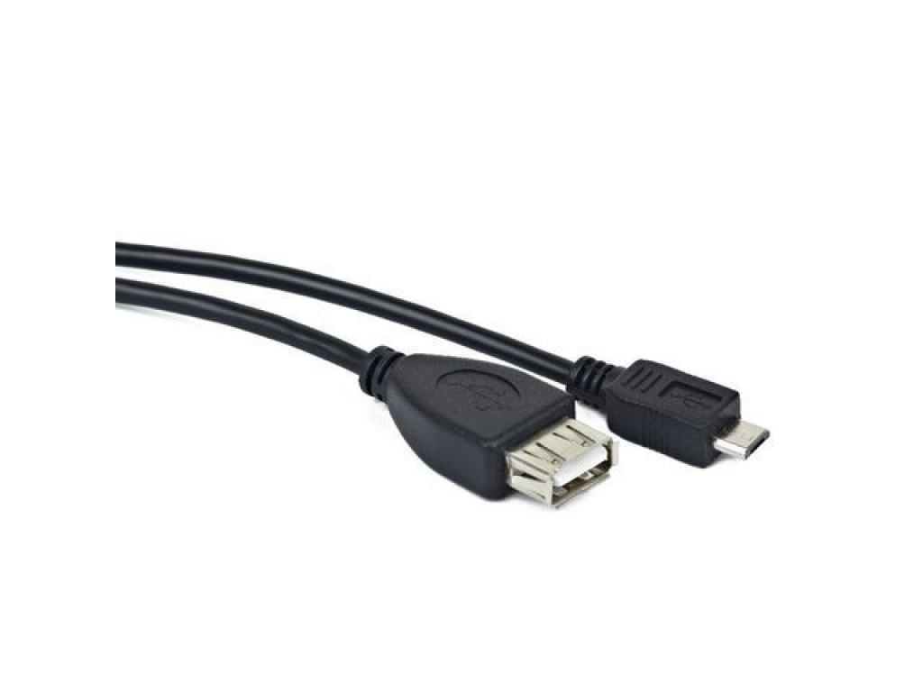 Кабел/адаптер Lanberg Cable USB MICRO(M)--USB-A(F) 2.0 0.15M OTG Blackна ниска цена с бърза доставка - BestPC.BG