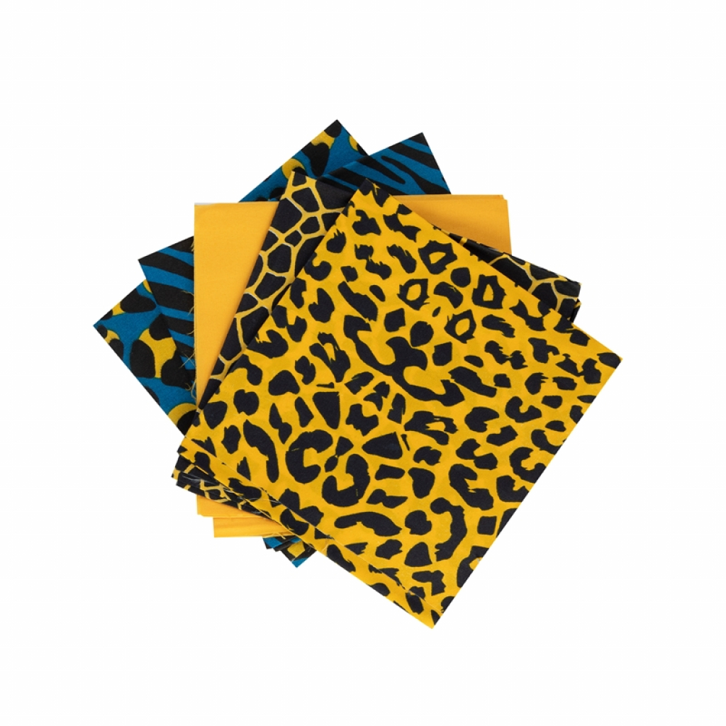 Craft ID Плат с мотиви на животни, 100% полиестер, 50 х 50 cm, 5 брояна ниска цена с бърза доставка - BestPC.BG